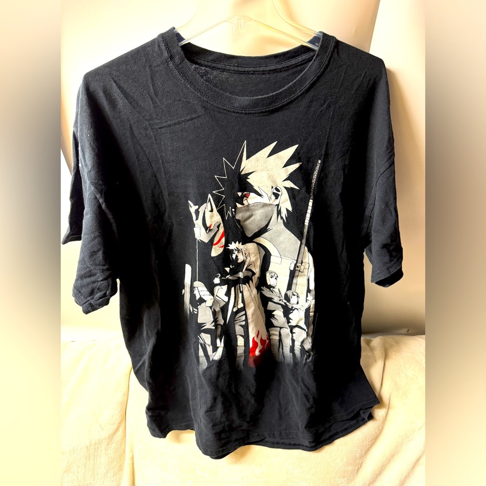 2002 NARUTO SHIPPUDEN  Kakashi Anime Cartoon Ripple Junction T-shirt Adult Sz XL